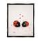 Stupell Industries Ladybugs Valentine's Hearts Floater Framed Art